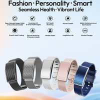 Pulseras Inteligentes JCVital V5, OEM ODM, Pulsera de Diseño, Monitor de Ritmo Cardíaco, Registro de Presión Arterial, Datos Históricos del Sueño