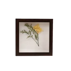 Cadre <span class=keywords><strong>photo</strong></span> en plastique écologique <span class=keywords><strong>personnalisé</strong></span> <span class=keywords><strong>avec</strong></span> fleurs séchées, boîte à ombre profonde 3D <span class=keywords><strong>avec</strong></span> <span class=keywords><strong>verre</strong></span> pour la décoration de la maison - Product Image 4