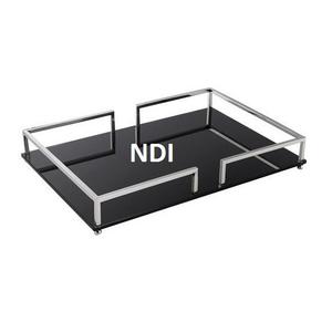 Top décoration collations pâtes ou aliments servant forme personnalisée plateau décoratif dîner ou Dessert bois plateau de service fête Ware Table - Product Image 2