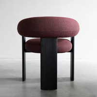 Chaise de salle à manger en bois stable, moderne et écologique, avec revêtement en velours, pour la maison, le bureau, l'appartement, l'hôtel, le restaurant, le mariage