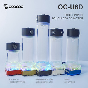 Combo de Bomba Cilíndrica Integrada OCOCOO con Tanque de Acrílico PMMA de Alta Transparencia para Sistema de Refrigeración Líquida de <span class=keywords><strong>PC</strong></span> - Product Image 1