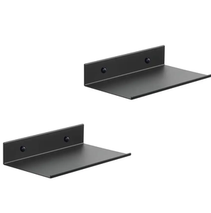 أرفف معدنية صغيرة عائمة رف عرض صغير رف حائط للساعة ، منظف - Product Image 1