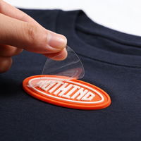 Étiquette de vêtement en silicone 3D personnalisée de haute qualité, impression par transfert thermique, patchs thermocollants, logo en silicone pour vêtements, sacs
