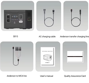 Station d'alimentation portable haute puissance 1500W 1488Wh pour extérieur, onduleur à onde sinusoïdale pure MPPT, stockage d'énergie solaire d'urgence pour la maison - Product Image 6