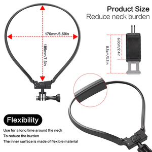 Support de fixation mains libres pour caméra GoPro <span class=keywords><strong>Hero</strong></span> Insta360 DJI Action : personnalisation du logo/emballage disponible - Product Image 3