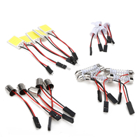 COB 18SMD 24SMD 36SMD 48SMD Weiße T10 W5w Auto-LED-Positionsleuchte Kennzeichenbeleuchtung Innenraumleselampe Kofferraum Soffittenlampe