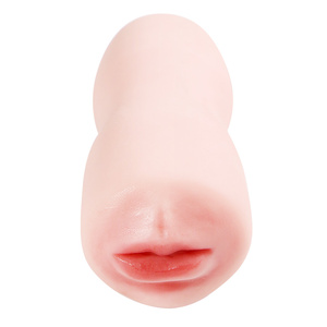 Airis Erkek Mastürbasyon Kupası Gerçekçi Ağız Oral Stimülatörü Ultra Yumuşak TPE Titreşimli Erkek Oyuncağı Detaylı Dudaklar Dil Cep Vajinası - Product Image 2