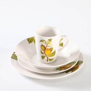 Assiettes en porcelaine design citron ménage assiettes en céramique vaisselle nordique - Product Image 5