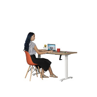 Cadre de bureau/table ergonomique à hauteur réglable