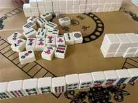 Ensemble de Mahjong de Luxe en Gros pour la Maison, Jeu Traditionnel Chinois, Tuiles de Mahjong à Impression Numérique, Cadeaux Promotionnels Personnalisables