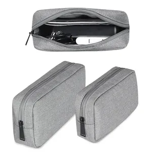 กระเป๋าจัดระเบียบอเนกประสงค์แบบซิปสำหรับสาย USB หูฟัง อุปกรณ์อิเล็กทรอนิกส์ - กระเป๋าเก็บของแบบพับได้รักษ์โลกสำหรับอุปกรณ์ดิจิทัล - Product Image 1