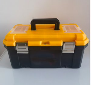 HKSF 15 inches PP plastic made Multi compartments plastic <b>tools</b> <b>case</b> cutomization colors stock wholesales - Product Image 1