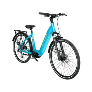 Vélo tout-terrain léger pour femme, usage quotidien urbain, cadre en aluminium, moteur avant, roues de 28 pouces - Offre Spéciale - Product Image 2