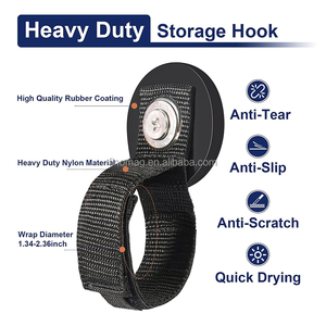 Cinghie a gancio magnetiche per cavi di estensione, potenti fascette portaoggetti per Garage da crociera per cavi di sospensione, <span class=keywords><strong>corde</strong></span> per tubi da giardino - Product Image 4