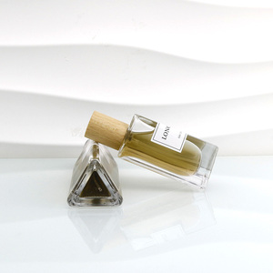 Business Lady Triangle Cosmetic Rectangle 20ml 30ml 45ml Parfum <b>Empty</b> Clear Glass <b>Spray</b> Perfume <b>Bottles</b> with Box - Product Image 5