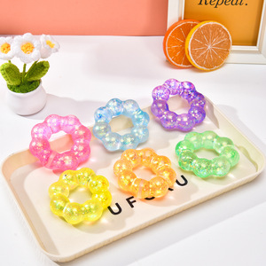 Wholesale Kawaii Maltose <b>Squishy</b> Toys Wearable Bracelet Stress Balls Fidget Toys Soft Donut Stress Relief Sensory Toy for Kids - Product Image 4