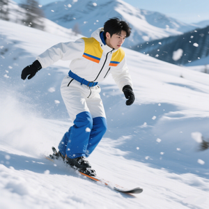 AQTQ personalizzato Unisex inverno sci e Snowboard bianco retrò a righe impermeabili antivento paio tute da neve <span class=keywords><strong>tuta</strong></span> <span class=keywords><strong>tuta</strong></span> da sci - Product Image 2