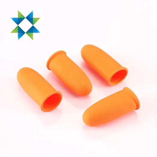 SKPURE Anti static Finger Cots Verschiedene Größen 100% Latex Anti-Rutsch Orange Protect Anti-Skip Finger Cots Groß Mittel oder Klein