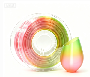 Filamento TPU Arcoíris con Degradado de Color, Material de Impresión 3D de 1.75mm, Alta Resistencia, Flexible y Colorido para Impresora 3D - Product Image 1