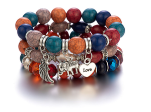 Pulsera de Aleación con Cuentas en Forma de Corazón <span class=keywords><strong>para</strong></span> Mujer, Diseño Más Reciente de <span class=keywords><strong>2022</strong></span>, Gran Venta - Product Image 4