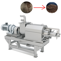 Séparateur de fumier animal en acier inoxydable pour ferme : machine de déshydratation efficace pour fumier de porc et de vache