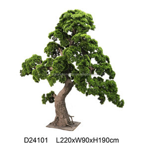 יצרן-מיקור ריאליסטי מלאכותי אורן בונסאי עבור קישוט הבית הצמחייה - Product Image 4