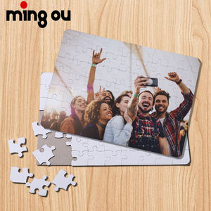 Hadiah Promosi & Hadiah Bisnis Puzzle A5 13*18cm Puzzle Ajaib DIY Printing 63 Pcs Puzzle Magnetik Sublimasi Kosong - Product Image 2