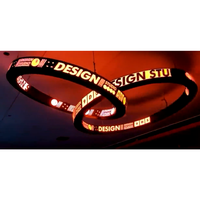 Pantalla LED Cilíndrica Curva para Interiores, Panel LED Flexible de 240*120mm 320*160mm P1.8, Módulo de Pantalla LED Flexible