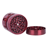 Broyeur à herbes en alliage de zinc 63 mm, vente en gros, broyeurs à tabac métalliques personnalisés, produits pour fumeurs, broyeur portable pour tabac