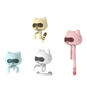 Oem nhà máy giá có thể sạc lại 4000mA pin xe đẩy Quạt làm mát đáng yêu <span class=keywords><strong>Hello</strong></span> <span class=keywords><strong>Kitty</strong></span> Mèo Phong Cách fan hâm mộ cho trẻ em bé - Product Image 5