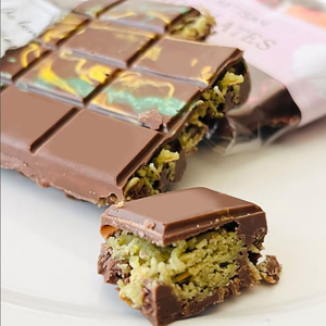 Barra de Chocolate Sólida y Suave con Pistacho, Personalizable, de Dubái, la Más Vendida al por Mayor, con Empaque con Logotipo Personalizado - Product Image 6