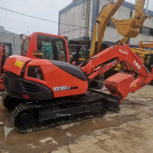 Miniexcavadora Japonesa Usada Kubota KX185-3 con Cuchilla, Excavadora Kubota KX185-3 de <span class=keywords><strong>Segunda</strong></span> <span class=keywords><strong>Mano</strong></span> a Precio de Fábrica - Product Image 3