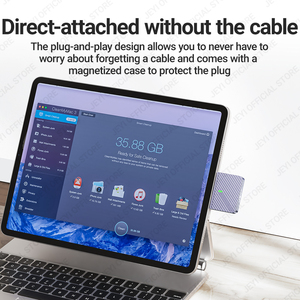 Jeyi 2230 M.2 NVMe trực tiếp-đính kèm SSD bao vây, USB 3.2 10gbps trong dòng nhôm ổ đĩa trạng thái rắn với nam châm bảo vệ trường hợp - Product Image 4