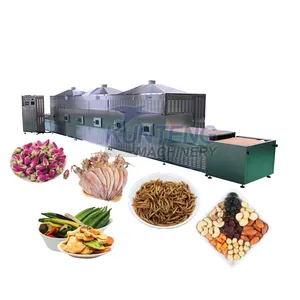 Best microwave plants tunnel drying machine powder cocoa bean mealworms industrial microwave dryer