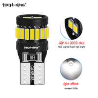Ampoules LED T10 Super Lumineuses 4014 3030 20SMD 1600LM Canbus 12V-48V 6000K Étanche IP67 Faisceau 360° Nouvelles Feux de Stationnement Auto et Plafonniers
