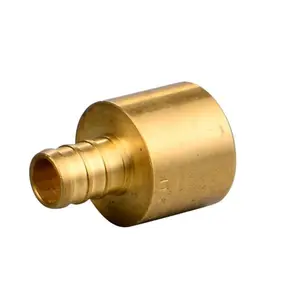 Adaptador de suor de bronze (suor feminino pex), acoplamento rápido de cobre de 3/8 "* 1/2"