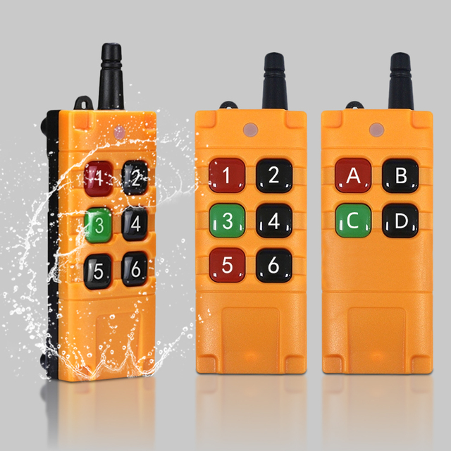 Long Range Universal Remote for Industrial and Agricultural Use With 1500m 433MHz Water-Resistant and Durable Plastic