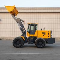 Chargeuse sur pneus diesel 3 tonnes, chargeuse frontale compacte avec moteur de 92 kW pour travaux lourds