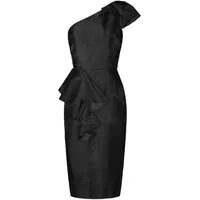 Robe élégante sans manches à taille haute et coupe ajustée en rouge uni pour le printemps et l'été, vente en gros directe d'usine