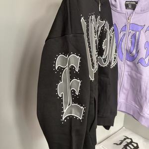 Sudadera con Capucha Oversize de Algodón 100% de Alta Calidad, Estampada con Diseño 'Mixed Emotions', Estilo Vintage para Hombre, Gran Venta - Product Image 5