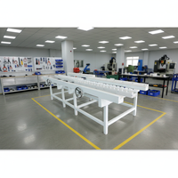 Machine de fabrication de volets de plantation multifonctionnelle à assemblage automatique, avec conception à fentes modulaires, moteur et engrenages, puissance 0,75 kW
