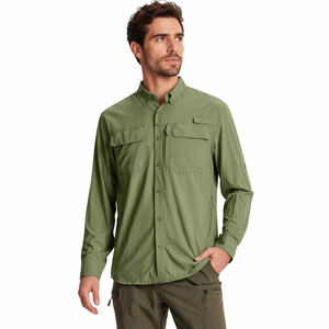 <span class=keywords><strong>Chemise</strong></span> <span class=keywords><strong>de</strong></span> <span class=keywords><strong>travail</strong></span> à manches longues pour <span class=keywords><strong>homme</strong></span>, idéale pour la randonnée, le camping, la pêche et les loisirs, avec deux poches poitrine, OEM - Product Image 1