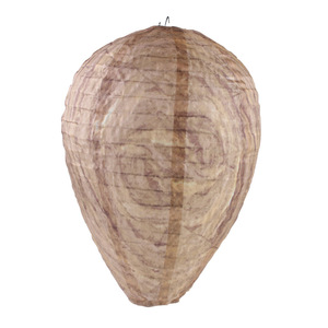 Linterna de colmena de papel repelente de avispas al por mayor nido de avispas simulado nido de avispas amarillo señuelo disuasorio de avispas para avispones - Product Image 1