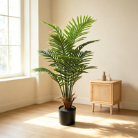 90cm Langlebige Künstliche Palme Faux-Bonsai-Pflanze Künstliches Grün für Innenräume Haus Garten Dekoration