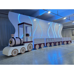 BJ240025-24 fabricant en gros PVC Train bonbons chariot chariot gâteau support voiture acrylique toile de fond pour la décoration de fête d'<span class=keywords><strong>anniversaire</strong></span> - Product Image 3