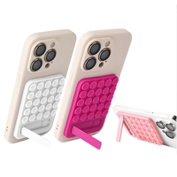 Support de téléphone à ventouse en silicone avec logo personnalisé, 25 ventouses, support détachable, poignée adhésive pour téléphone, mains libres pour selfies et vidéos