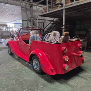 Mejor Precio, Vehículo Turístico Eléctrico Clásico Rojo de 4 Plazas Personalizado, Auto Vintage Eléctrico Retro en Venta - Product Image 2