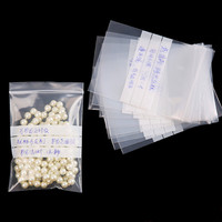 Sacs Ziplock épais pour bijoux, antioxydants, écologiques, sacs à notes, sacs en plastique PE transparents, personnalisés, résistants à l'humidité