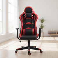 Chaise de jeu inclinable vendue directement par l'usine, chaises de jeu pas chères avec repose-pieds