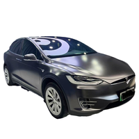 PVC Satin Metallic Black Knight Matte Wrap-Film Pelindung Serbaguna untuk Kendaraan dan Elektronik China